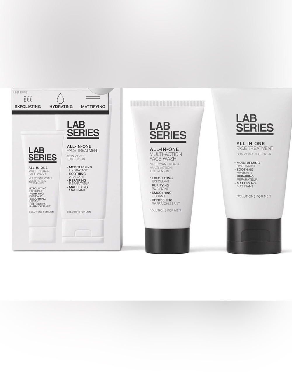 Lab Series Men's All-In-One Multi-Action Face Wash - Face cream set new Travel